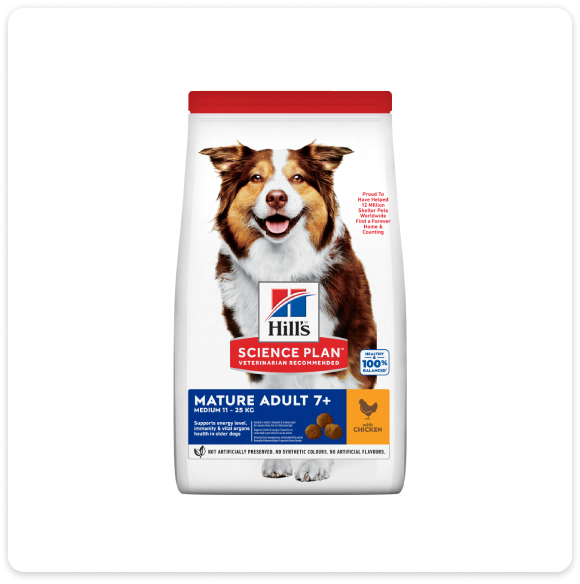 Hill's Science Plan Senior Dog Dry Food Packaging