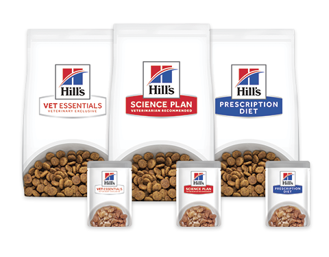 Nourriture pour animaux Hill's et symbole de recyclage
